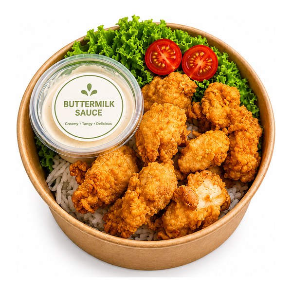Chicken Buttermilk rice bowl